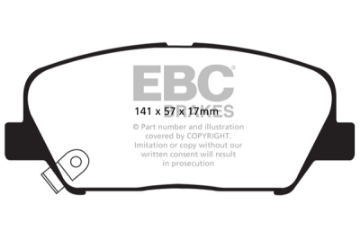 Picture of EBC 09+ Hyundai Genesis Coupe 2-0 Turbo Ultimax2 Front Brake Pads