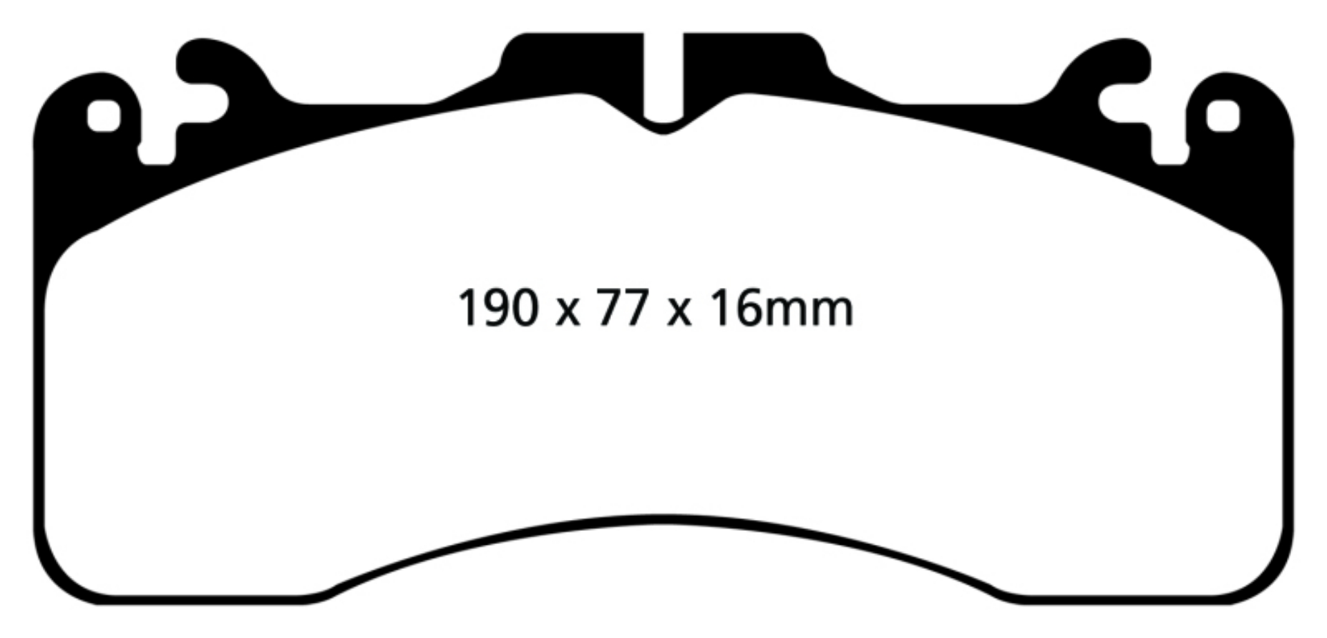 Picture of EBC 09+ Lexus LS460 4-6 Sport Greenstuff Front Brake Pads