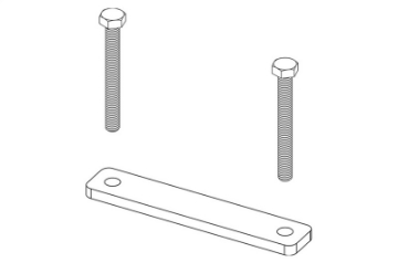 Picture of Thule Adapter Kit - Mounts Tepui Rooftop Tents to TracRac-Xsporter Truck and Vans Racks - Black