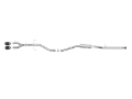 Picture of aFe Takeda 2-5in 304SS Cat-Back Exhaust System 17-20 Honda Civic SI Coupe L4-1-5L t