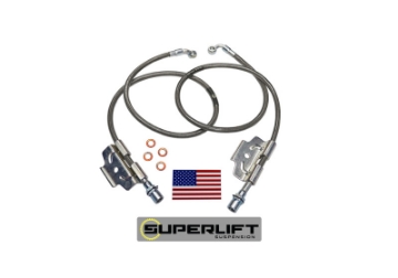 Picture of Superlift 03-13 Dodge Ram 2500-3500 w- 4-6in Lift Kit Pair Bullet Proof Brake Hoses