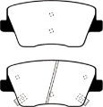 Picture of EBC 2019+ Hyundai Veloster N 2nd Gen 2-0L Turbo Yellowstuff Rear Brake Pads