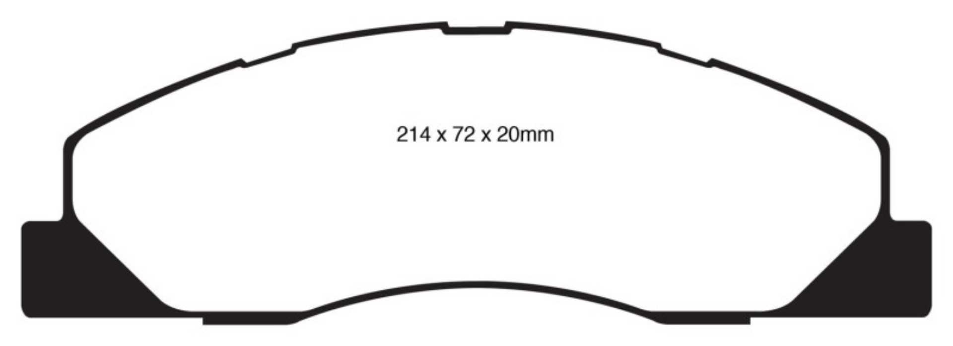 Picture of EBC 09-11 Dodge Ram 2500 Pick-up 5-7 2WD-4WD Yellowstuff Front Brake Pads