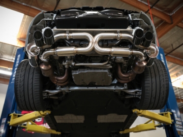 Picture of aFe MACHForce XP 12-16 Porsche 911 Carrera H6-3-8L SS-304 Cat-Back Exhaust w- Polished Quad Tips