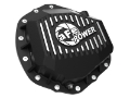 Picture of aFe 2020 Chevrolet Silverado 2500 HD Rear Differential Cover Black ; Pro Series w- Machined Fins