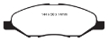 Picture of EBC 09-11 Nissan Versa 1-6 Greenstuff Front Brake Pads