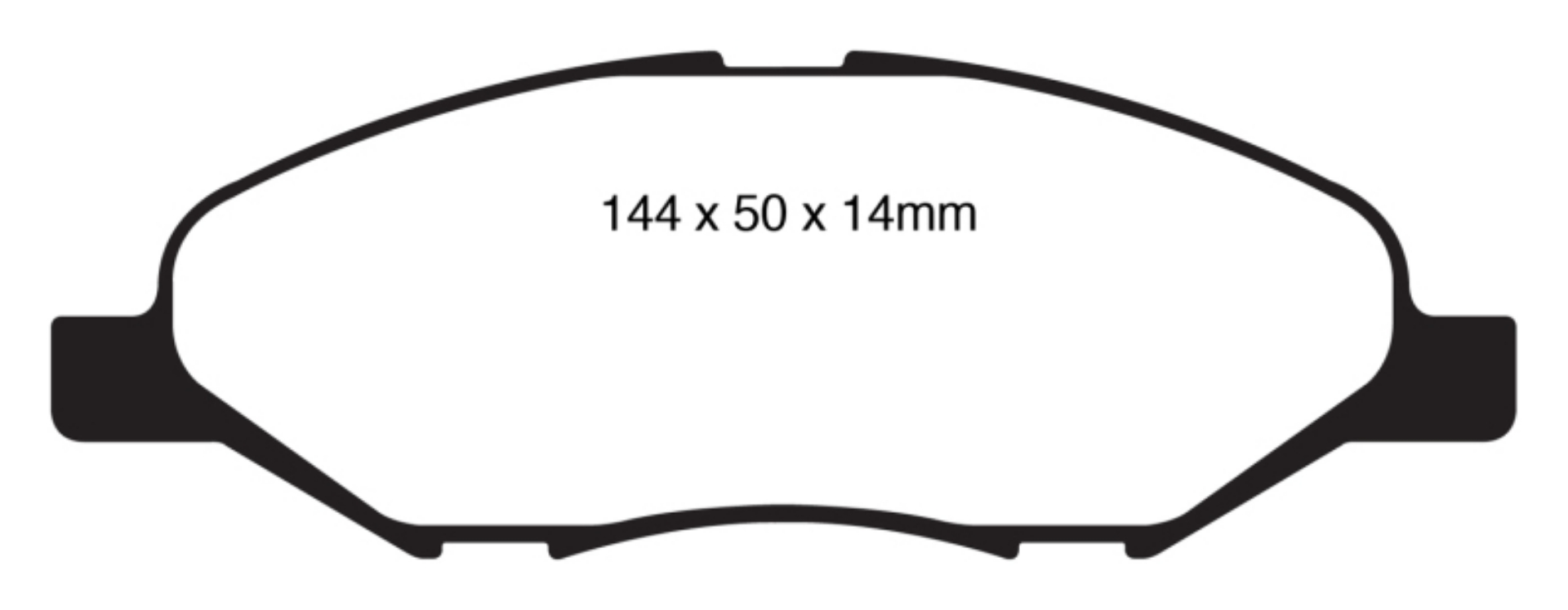 Picture of EBC 09-11 Nissan Versa 1-6 Redstuff Front Brake Pads
