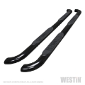 Picture of Westin 2020 Jeep Gladiator Platinum 4 Oval Nerf Step Bars - Black
