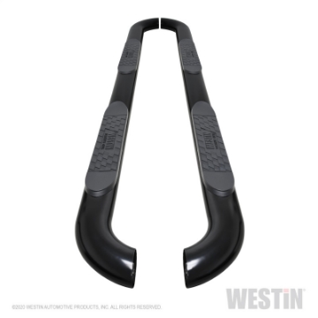 Picture of Westin 2020 Jeep Gladiator Platinum 4 Oval Nerf Step Bars - Black