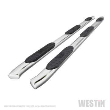 Picture of Westin 2020 Chevy Silverado 2500-3500 Double Cab 8ft Bed PRO TRAXX 5 Oval W2W Nerf Bars - SS