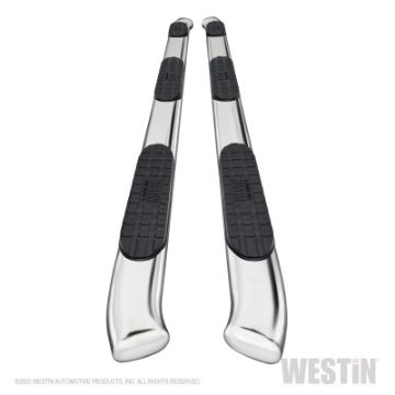 Picture of Westin 2020 Chevy Silverado 2500-3500 Double Cab 8ft Bed PRO TRAXX 5 Oval W2W Nerf Bars - SS
