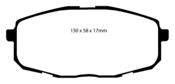 Picture of EBC 09-12 Hyundai Elantra 2-0 Touring Ultimax2 Front Brake Pads