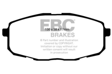 Picture of EBC 09-12 Hyundai Elantra 2-0 Touring Ultimax2 Front Brake Pads