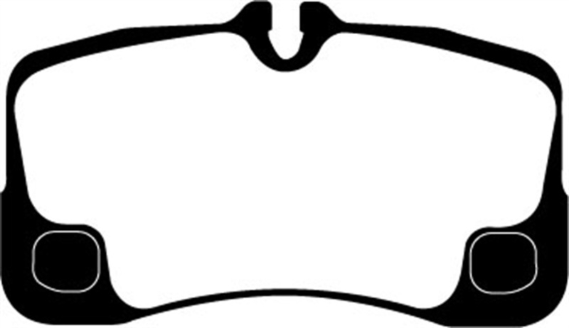 Picture of EBC 09-12 Porsche 911 997 Cast Iron Rotor only 3-6 Carrera 2 Redstuff Rear Brake Pads
