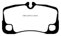 Picture of EBC 09-12 Porsche 911 997 Cast Iron Rotor only 3-6 Carrera 2 Redstuff Rear Brake Pads
