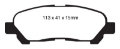 Picture of EBC 09-13 Toyota Highlander 2-7 2WD-4WD Greenstuff Rear Brake Pads