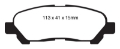Picture of EBC 09-13 Toyota Highlander 2-7 2WD-4WD Greenstuff Rear Brake Pads