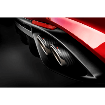 Picture of Akrapovic 2018+ Alfa Romeo Giulia Quadrifoglio Slip-On Line Titanium w-Titanium-Carbon Fiber Tips