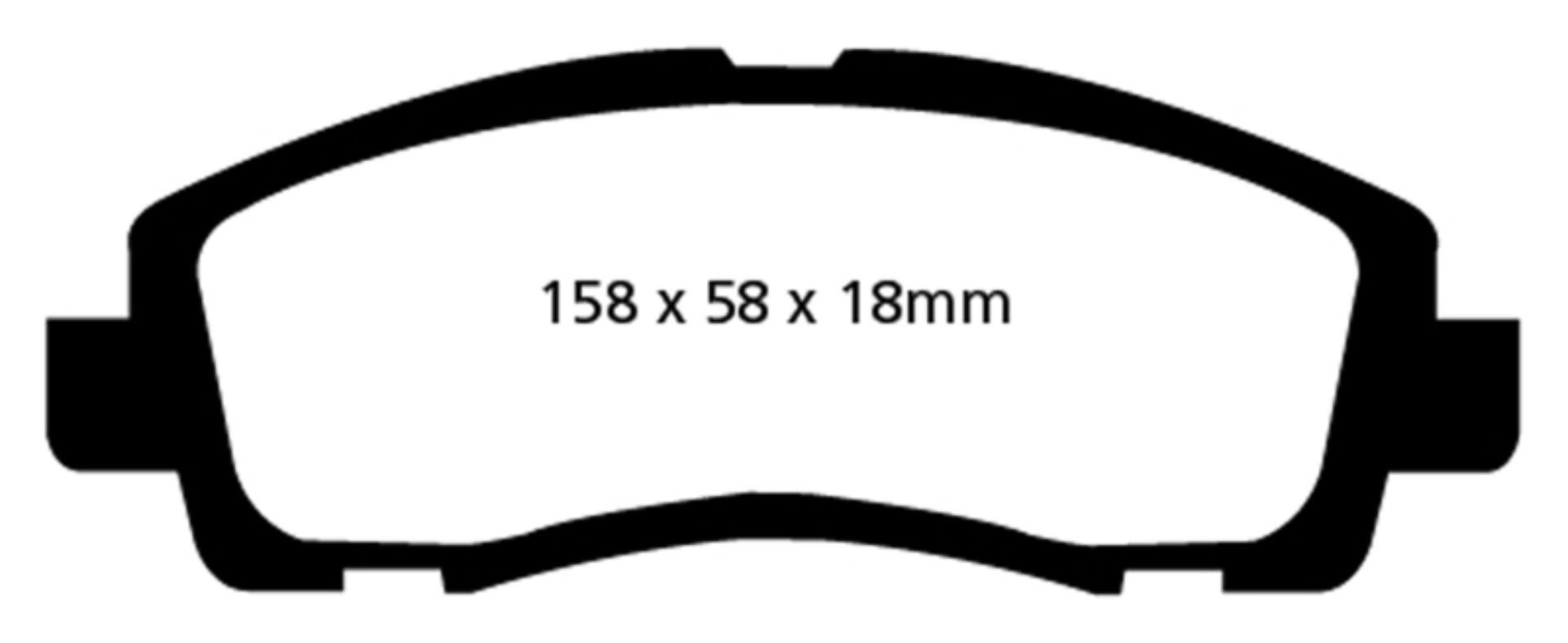 Picture of EBC 09-14 Acura TL 3-5 Greenstuff Front Brake Pads