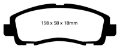 Picture of EBC 09-14 Acura TL 3-5 Redstuff Front Brake Pads