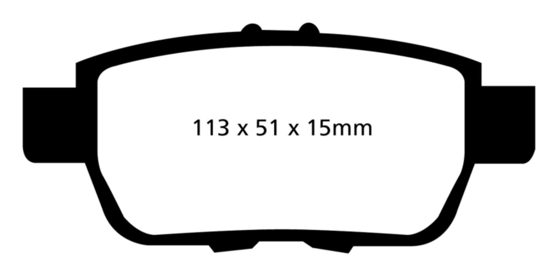 Picture of EBC 09-14 Acura TL 3-5 Redstuff Rear Brake Pads