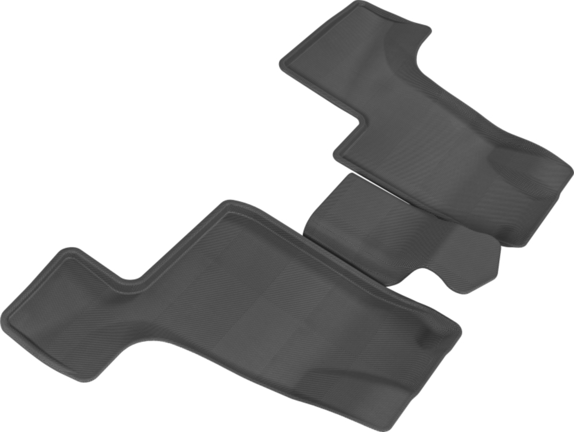 Picture of 3D MAXpider 20132018 Mercedes-Benz GLS-Class-GL-Class X166 Kagu 3rd Row Floormats - Black