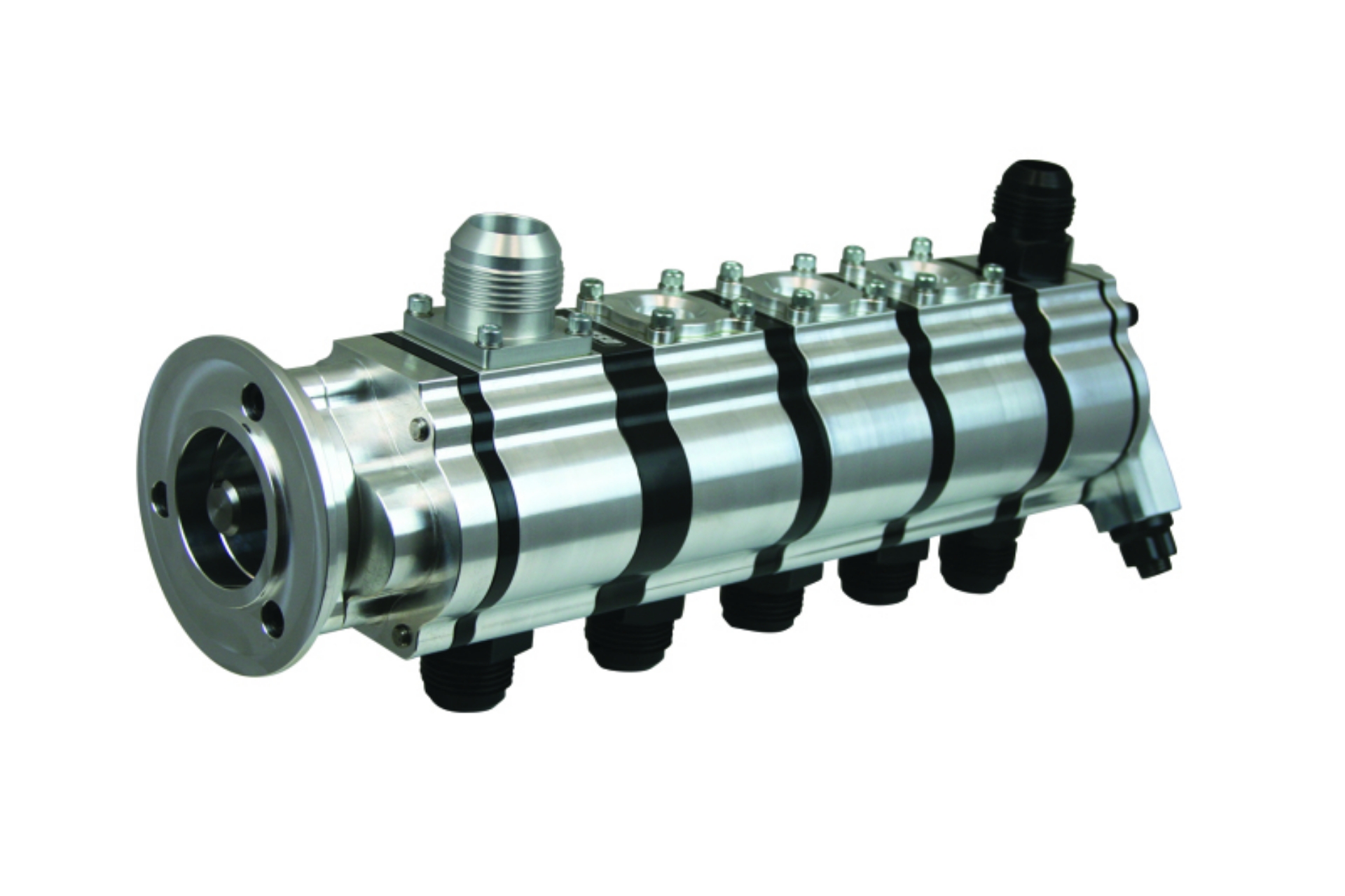 Picture of Moroso Procharger 5 Stage Dry Sump Oil Pump - Tri-Lobe - V-Band Clamp - 1-200 Pressure