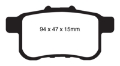 Picture of EBC 09-14 Acura TSX 2-4 Greenstuff Rear Brake Pads
