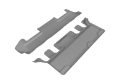 Picture of 3D MAXpider 2015-2020 Chevrolet-GMC Tahoe-Yukon Kagu 3rd Row Floormats - Gray
