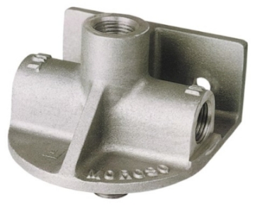 Picture of Moroso Ford-Chrysler V8 Oil Filter Adapter - Remote Mount - 3-4in-16 Thread