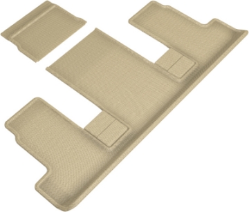 Picture of 3D MAXpider 2018-2020 Chevrolet-Buick Traverse-Enclave Kagu 3rd Row Floormats - Tan