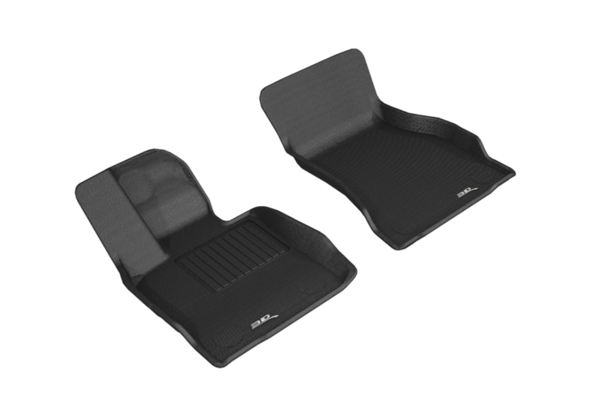 Picture of 3D MAXpider 2018-2019 BMW 6 Series Gran Turismo Kagu 1st Row Floormat - Black