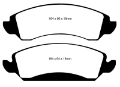 Picture of EBC 09-14 Cadillac Escalade 6-0 Hybrid Yellowstuff Front Brake Pads