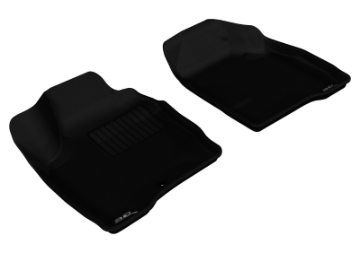 Picture of 3D MAXpider 2006-2013 Chevrolet Impala-Impala Limited Kagu 1st Row Floormat - Black