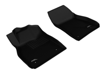 Picture of 3D MAXpider 2013-2015 Chevrolet Malibu Kagu 1st Row Floormat - Black