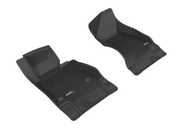 Picture of 3D MAXpider 2016-2020 Chevrolet Camaro Kagu 1st Row Floormat - Black