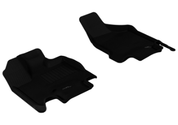 Picture of 3D MAXpider 2008-2019 Dodge Grand Caravan Kagu 1st Row Floormat - Black