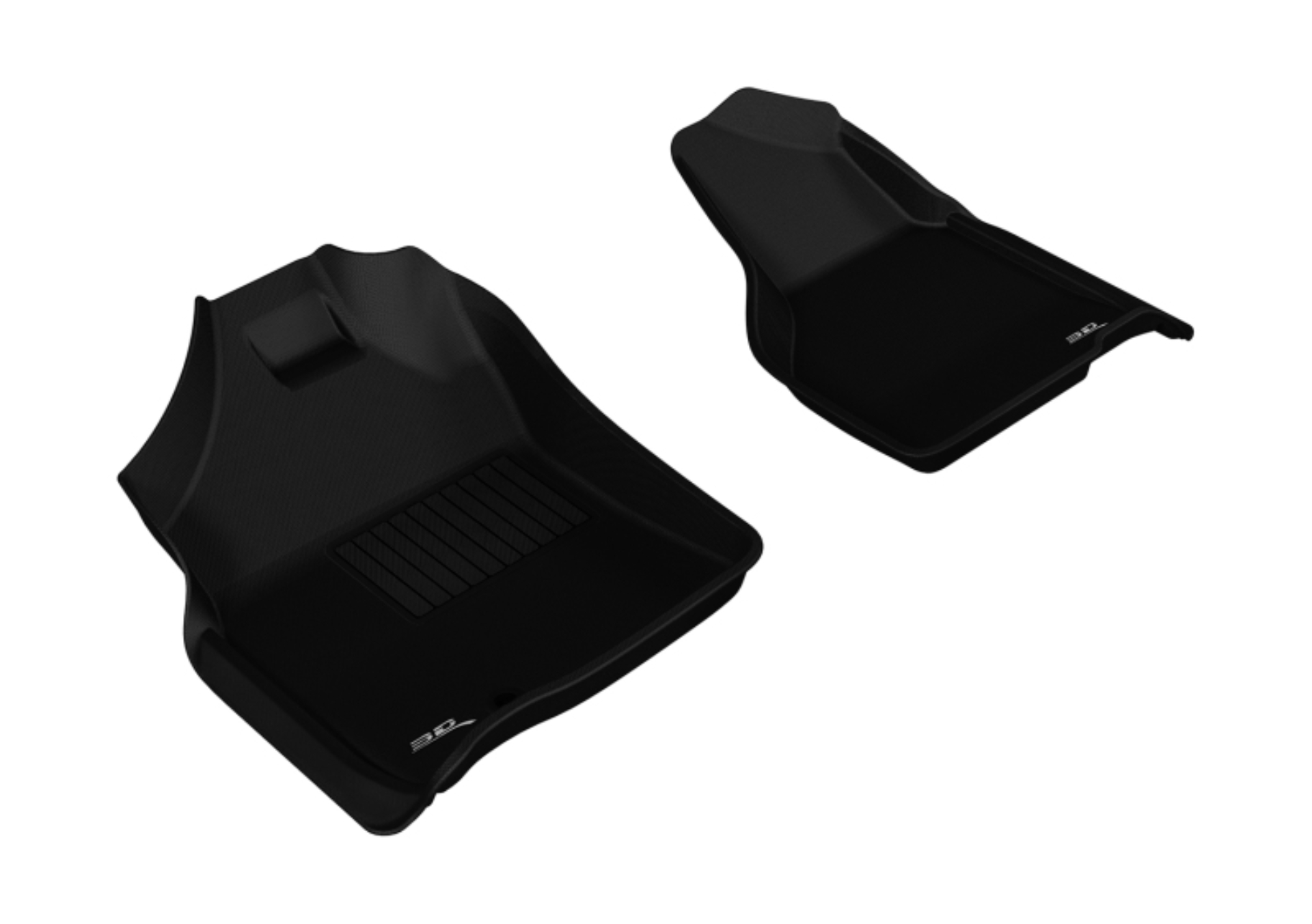 Picture of 3D MAXpider 2009-2012 Dodge Ram 1500 Regular Cab Kagu 1st Row Floormat - Black
