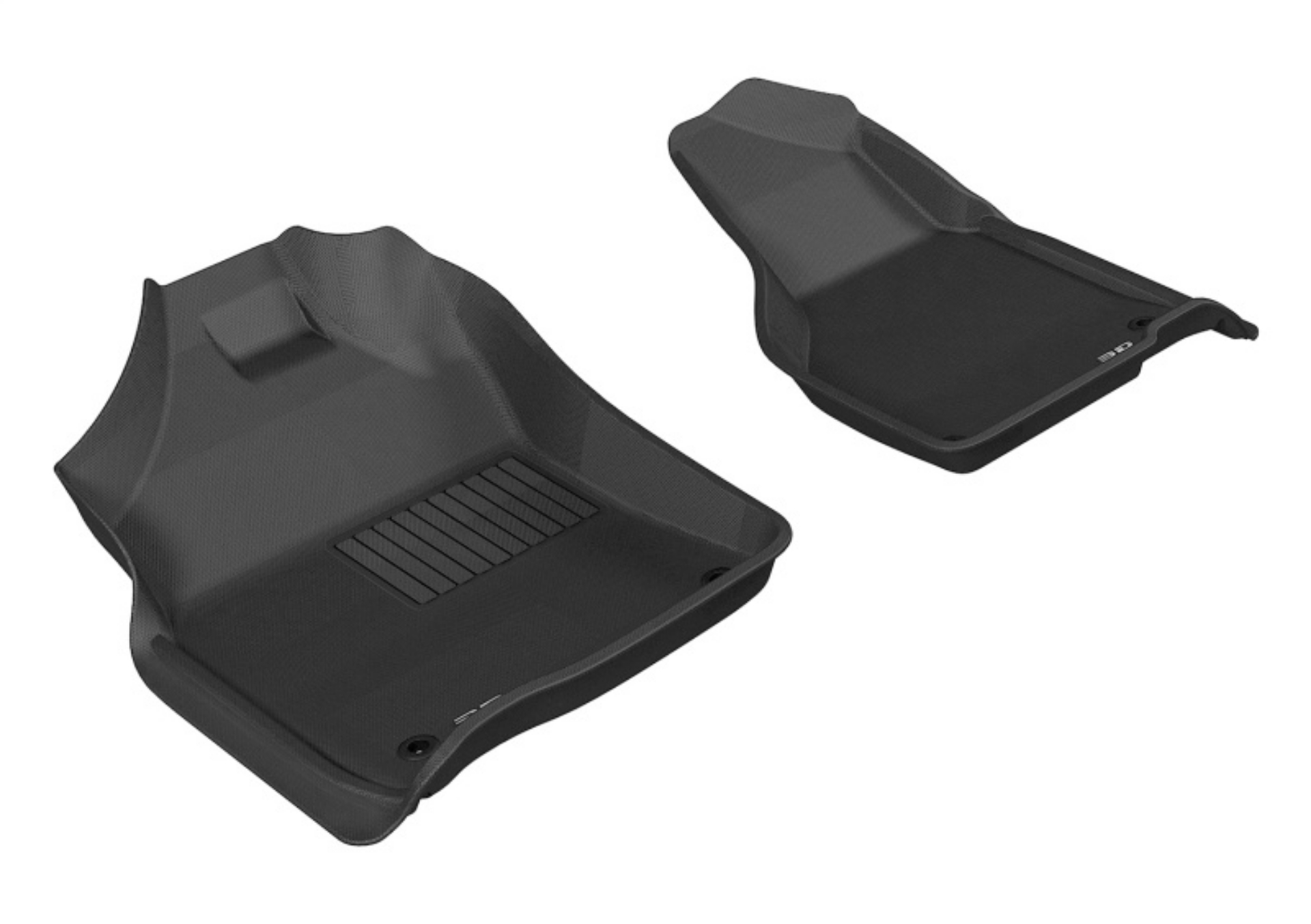 Picture of 3D MAXpider 2012-2020 Dodge Ram 1500 Crew-2500-3500 Crew-Mega Kagu 1st Row Floormat - Black