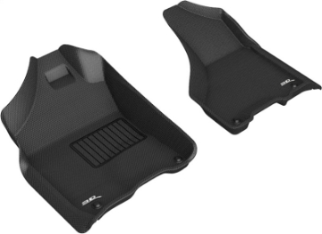 Picture of 3D MAXpider 2012-2020 Dodge Ram 1500 Crew-2500-3500 Crew-Mega Kagu 1st Row Floormat - Black
