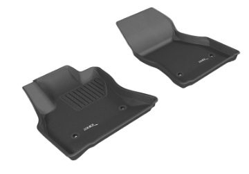 Picture of 3D MAXpider 2014-2019 Fiat 500L Kagu 1st Row Floormat - Black
