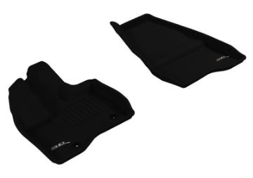 Picture of 3D MAXpider 2011-2014 Ford Explorer Kagu 1st Row Floormat - Black