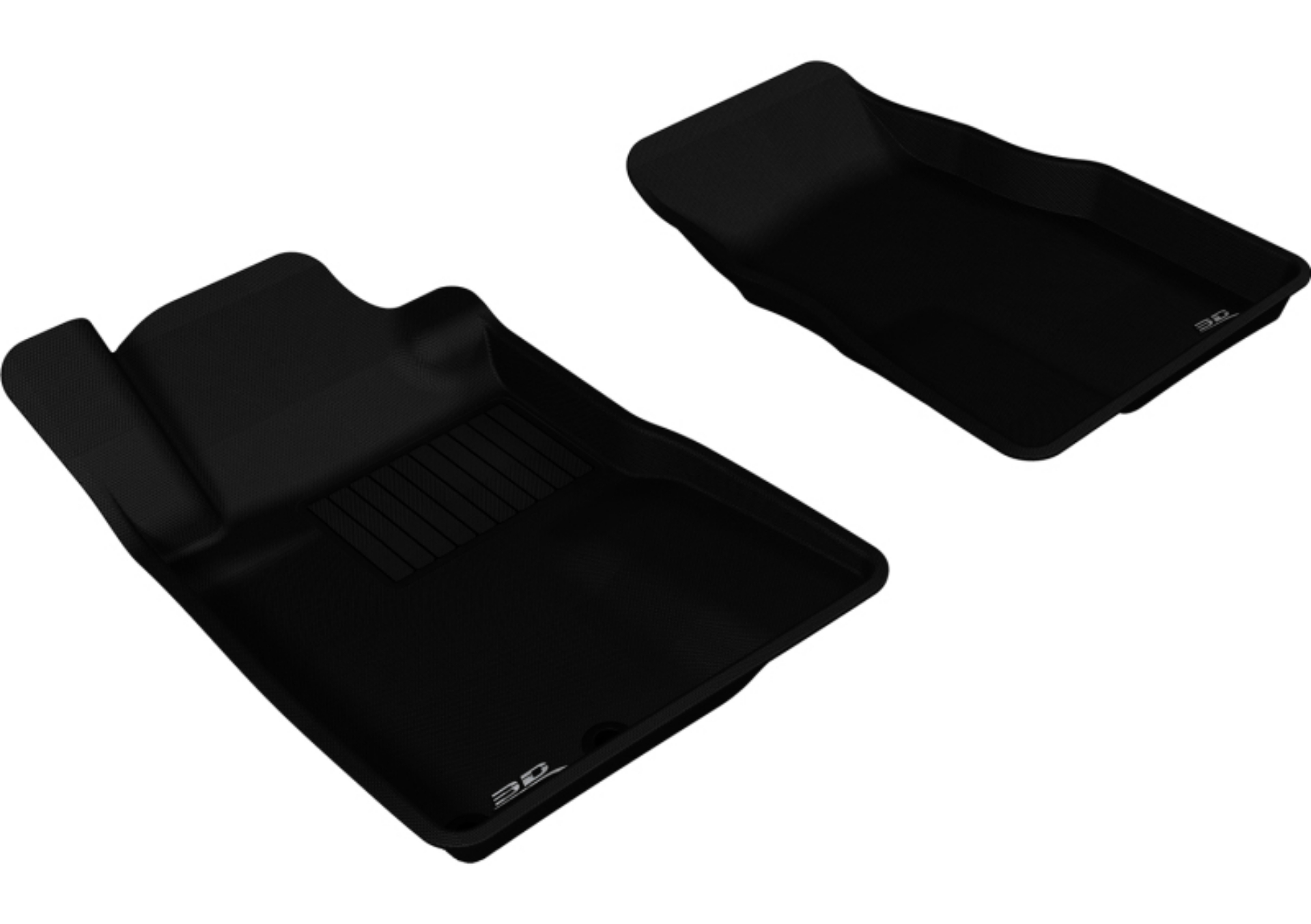 Picture of 3D MAXpider 2005-2009 Ford Mustang Kagu 1st Row Floormat - Black