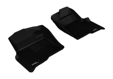 Picture of 3D MAXpider 2010-2014 Ford F-150 Regular-Supercab-Supercrew Kagu 1st Row Floormat - Black