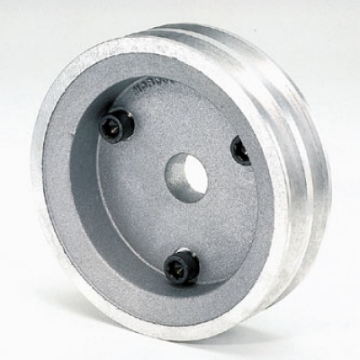 Picture of Moroso Chevrolet Small Block w-Short Pump Crankshaft Pulley - Double Groove - Cast Aluminum