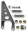 Picture of Moroso Chevrolet Small Block Throttle Return Spring Kit - 18 Degree Cylinder Heads - Manifold Mount