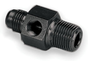 Picture of Moroso Fuel Pressure Gauge Fitting - 3-8in NPT Male to -6An Male