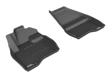 Picture of 3D MAXpider 2015-2016 Ford Explorer Kagu 1st Row Floormat - Black