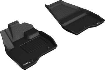 Picture of 3D MAXpider 2017-2019 Ford Explorer Kagu 1st Row Floormat - Black