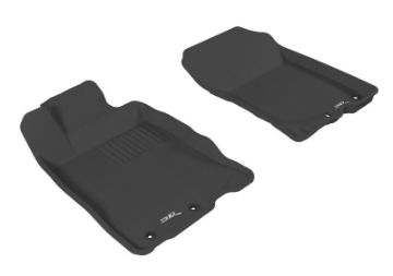 Picture of 3D MAXpider 2010-2014 Honda Insight Kagu 1st Row Floormat - Black
